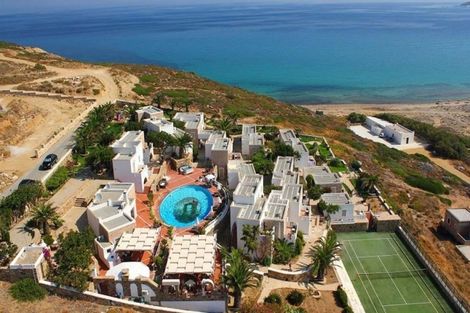 Vue panoramique - Hôtel Naxos Magic Village 4* Santorin Grece