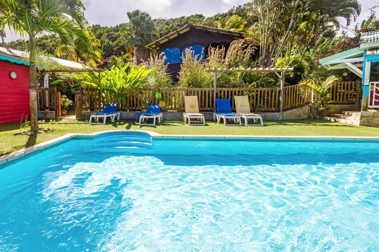 Guadeloupe : Lodge Piton Bungalows Ecolodges