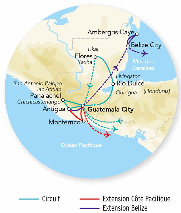 Circuit Merveilles du Guatemala & Balnéaire Côte Pacifique - Limité à 18 pers. guatemala_city Guatemala