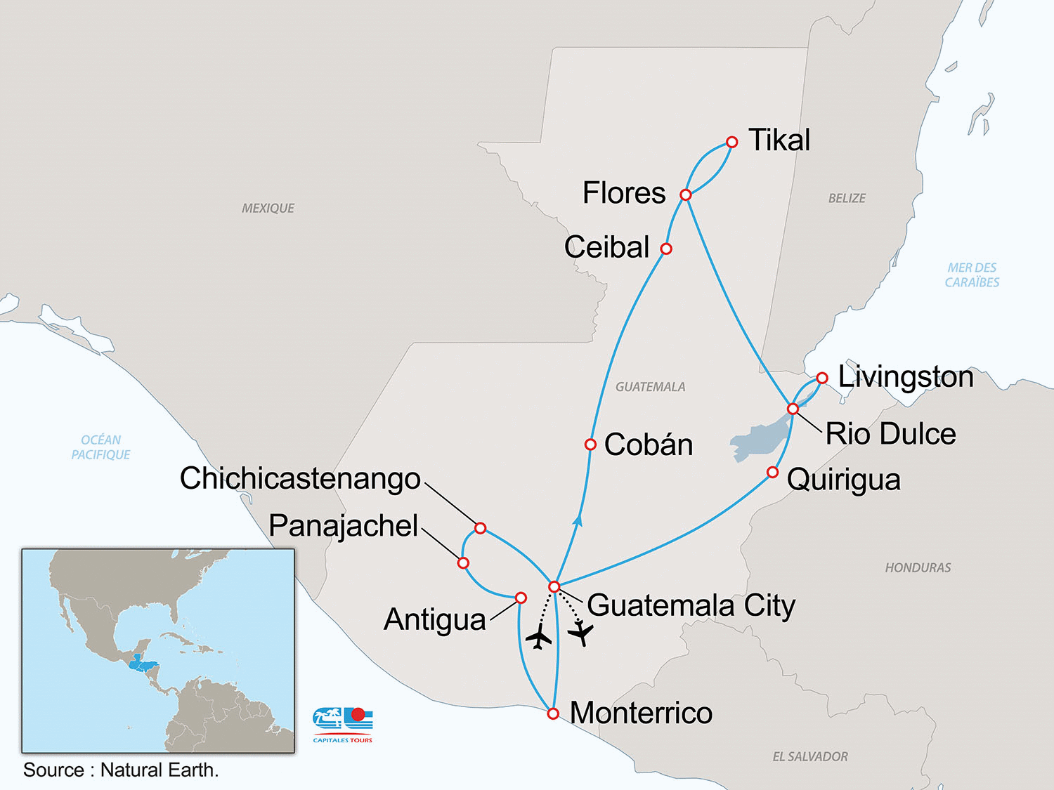 Circuit Terre des Mayas 14 jours guatemala_city Guatemala
