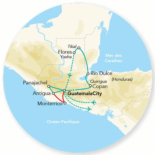 Circuit Merveilles du Guatemala & Balnéaire Côte Pacifique guatemala_city Guatemala