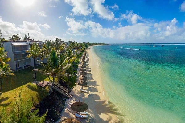 Vue aérienne - Solana Beach Mauritius