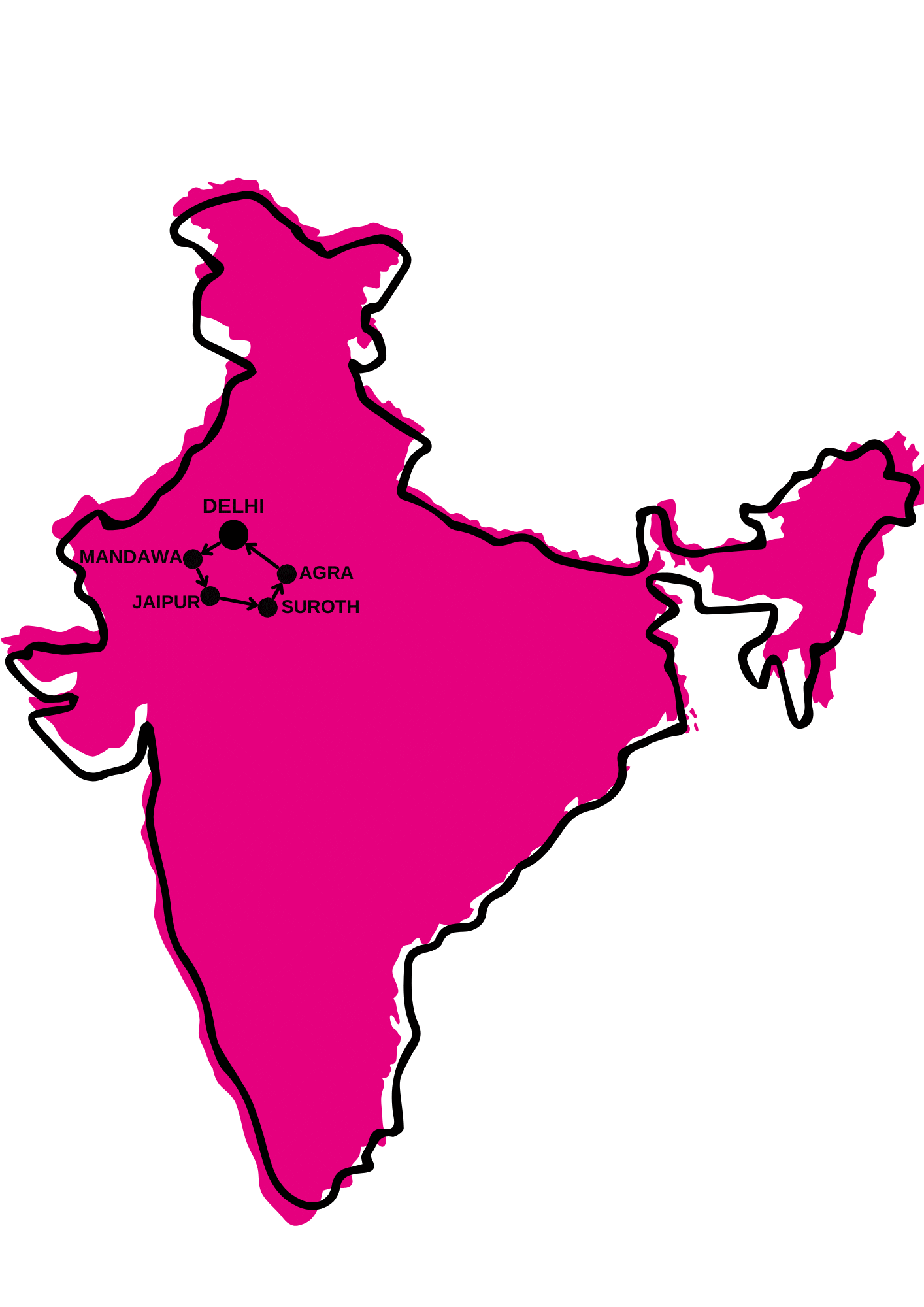 Circuit Charmes du Taj Mahal delhi Inde