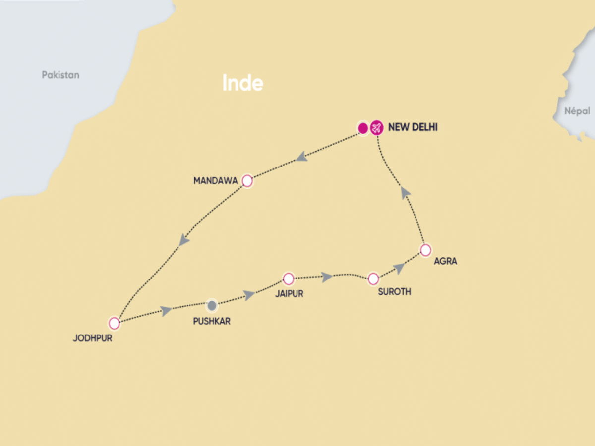 Circuit Ôcircuit Essentiel - Inde du Nord - Terre des Maharajahs delhi Inde