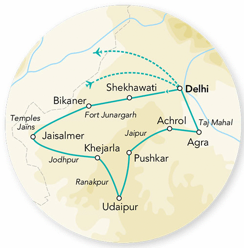 Circuit Merveilles de l'Inde du nord - spécial fête de Pushkar delhi Inde