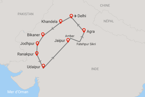 Circuit Passionnément Rajasthan - limité à 16 personnes delhi Inde