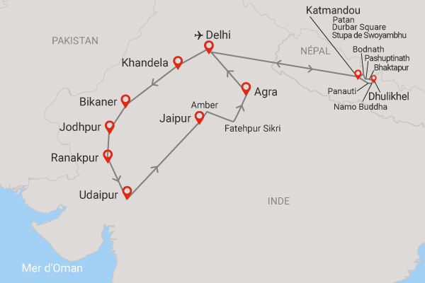 Circuit Passionnément Rajasthan en privatif delhi Inde