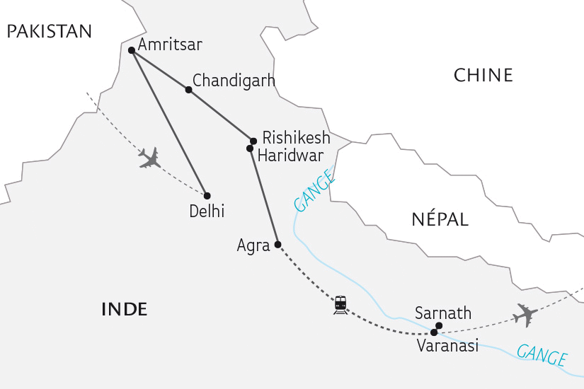 Circuit Petit groupe - L'Inde sacrée, des rives du Gange aux cités saintes delhi Inde