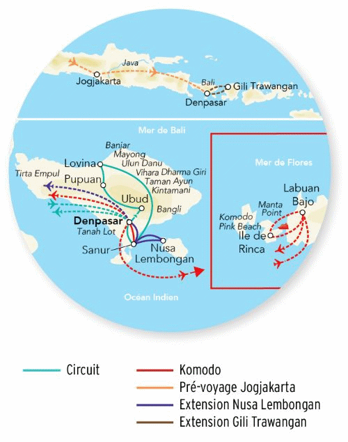 Circuit Splendeurs de Borobudur à Bali & extension Nusa Lembongan - Limité à 20 pers. yogyakarta Indonesie