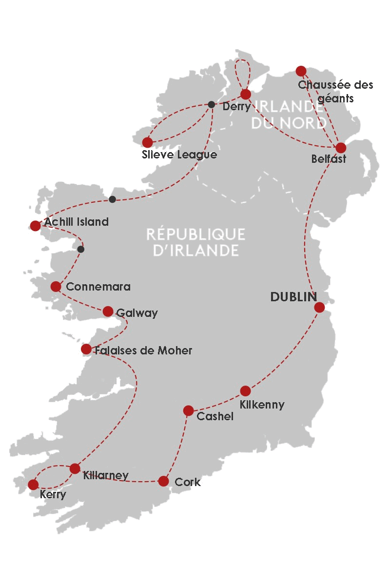 Autotour Immersion en Terre Celte dublin Irlande