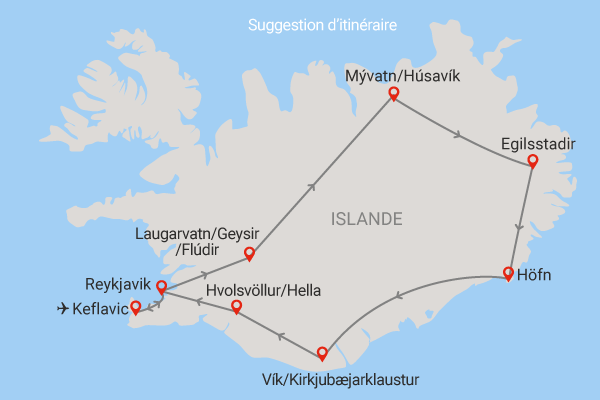 Autotour Highland islandais en 4x4 keflavik Islande