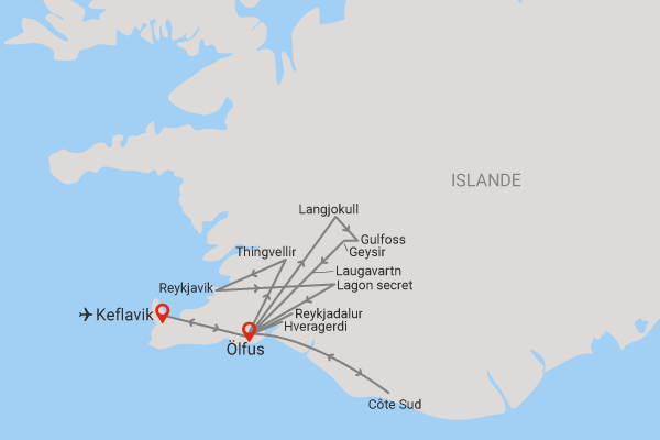 Circuit Le sud Islandais, entre feu et glace keflavik Islande
