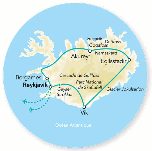 Circuit Douceurs de l'Islande en Eté - Version Confort reykjavik Islande