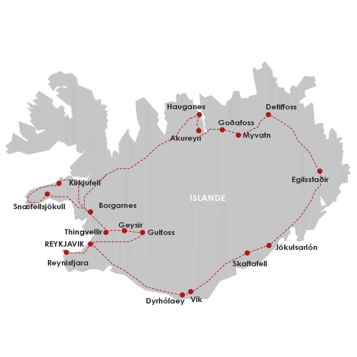 Circuit Accompagné en Islande reykjavik Islande