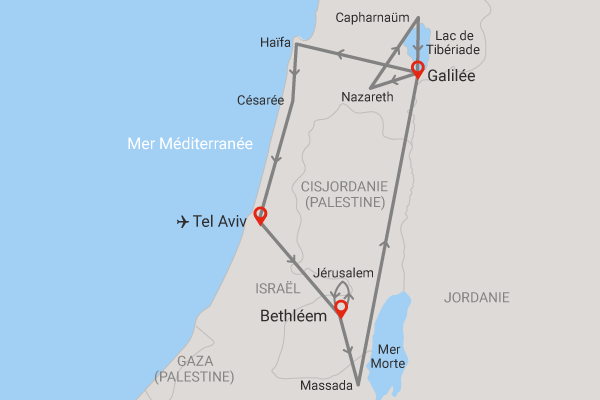 Circuit Merveilles d'Israël 3* et extension à Tel Aviv tel_aviv Israel