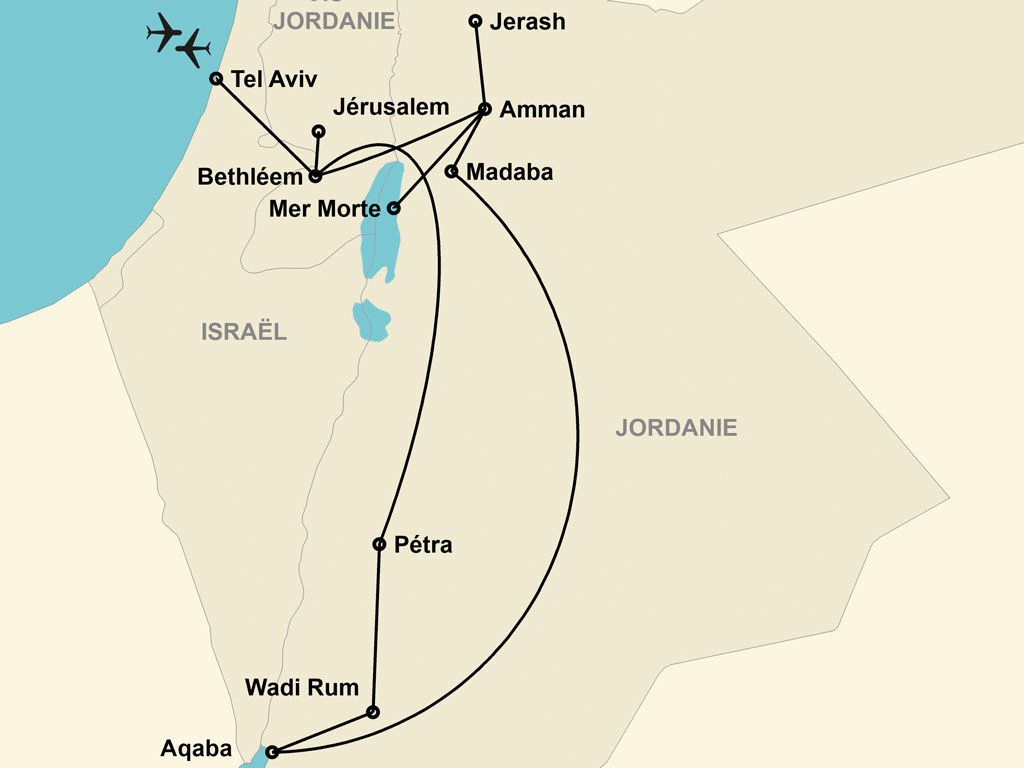 Circuit Terres Saintes de Jordanie et Israël tel_aviv Israel