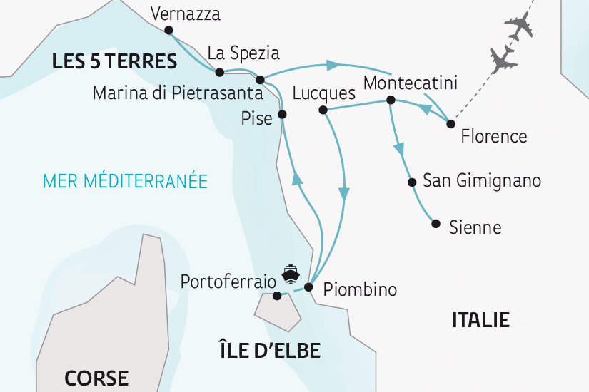 Circuit Le Grand Tour de Toscane florence Italie