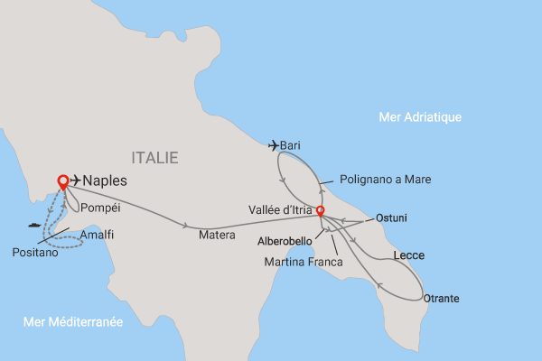 Circuit Magique Italie du sud, de Naples aux Pouilles naples Italie