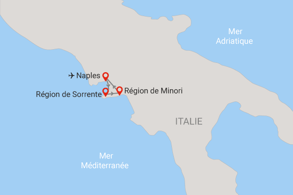 Autotour Routes en liberté de Naples à la côte amalfitaine naples Italie