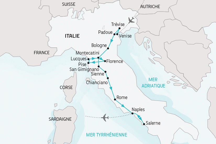 Circuit Le Grand Tour d'Italie venise Italie