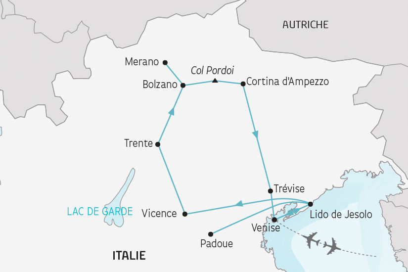 Circuit Venise et les Dolomites venise Italie