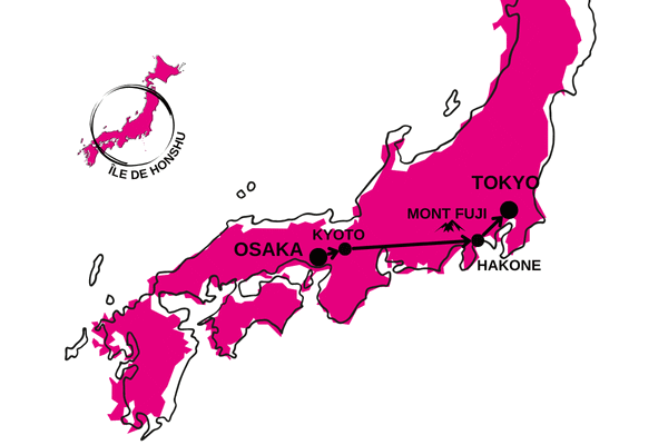 Circuit Charme du Japon d'Hier et d'Aujourd'hui, Kyoto et Tokyo en Liberté osaka Japon