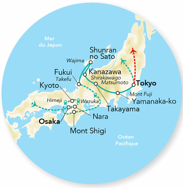 Circuit Immersion au Japon en transports locaux - Limité à 12 pers. osaka Japon