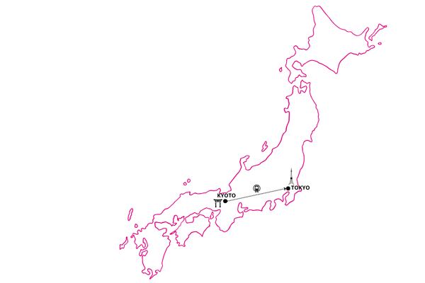 Circuit Japon d'Hier et d'Aujourd'hui, Kyoto et Tokyo en Liberté osaka Japon