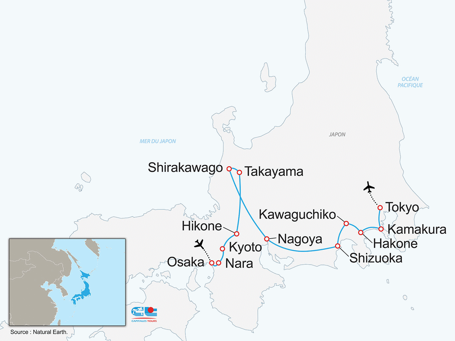 Circuit Les joyaux du Japon, de Tokyo aux Alpes japonaises osaka Japon