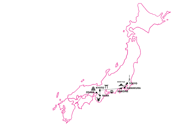 Circuit Sur les pas des Samouraïs et extension Kamakura osaka Japon