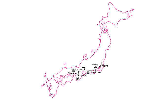 Circuit Sur les pas des Samouraïs et extension Tokyo osaka Japon
