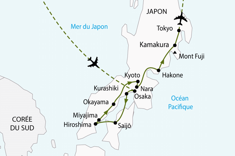 Circuit Japon, Trésors du Soleil Levant osaka Japon