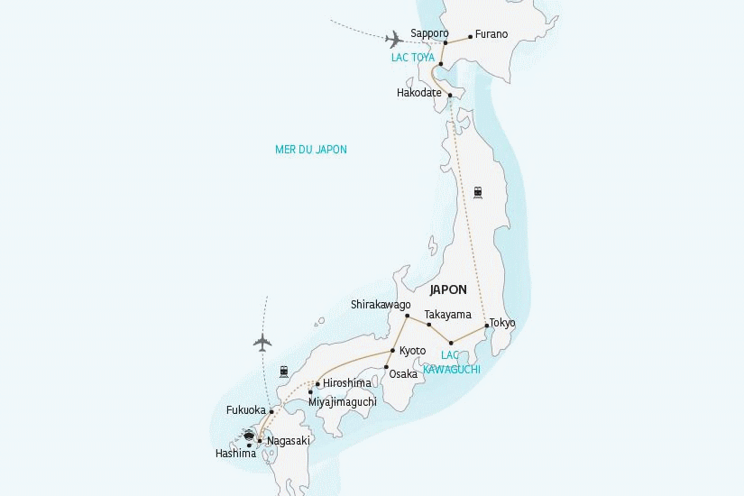 Circuit La Grande Traversée du Japon sapporo Japon
