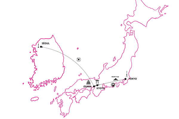 Circuit Japon-Corée, Odyssée entre Traditions et Lumières tokyo Japon
