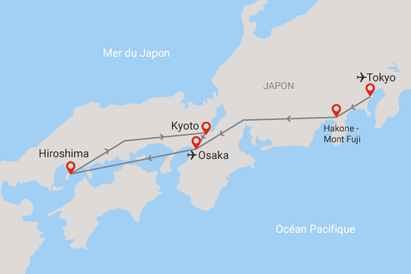 Circuit Le Japon incontournable en liberté extension Hiroshima tokyo Japon