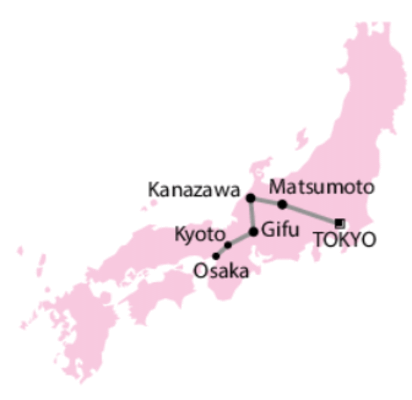 Circuit Samouraïs & Kimonos tokyo Japon