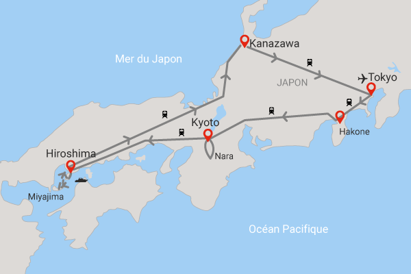 Circuit Sensations du Japon authentique (maximum 15 participants) tokyo Japon