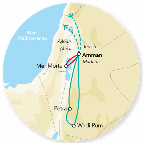 Circuit Splendeurs de Jordanie - Hôtels Amman Jordanie