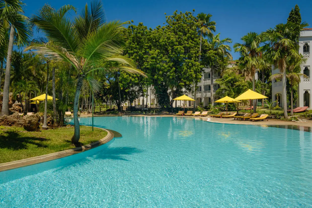 Piscine - Hôtel Sarova Whitesands Beach & Spa Resort 4* sup Mombasa Kenya