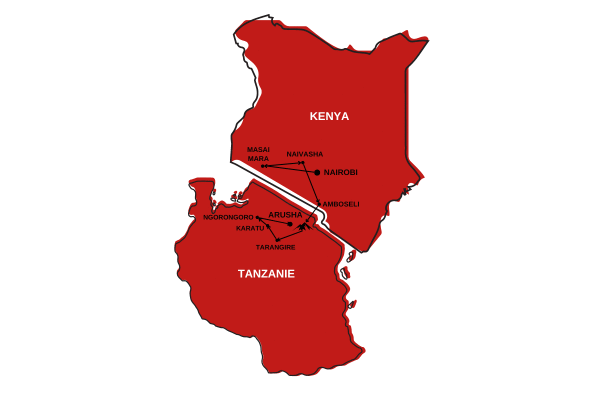 Circuit Combiné Kenya et Tanzanie, Du Joyau de l'Afrique aux Terres du Kilimandjaro nairobi Kenya