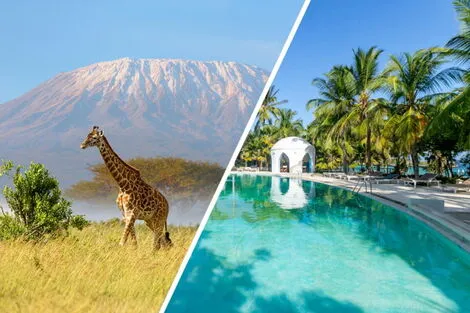 Combiné hôtels Ôclub Experience Sun Palm Beach Hotel & Resort 4* + Safari 3 nuits dans le parc national de Tsavo watamu Kenya