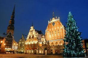 Lettonie-Riga, Hôtel Marché de Noël à Riga
