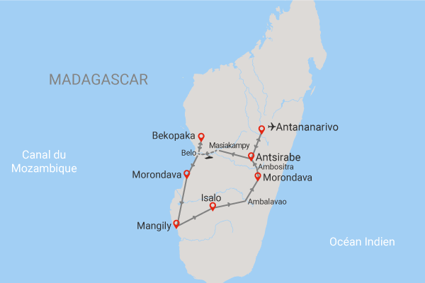 Circuit Grande traversée de Madagascar antananarivo Madagascar