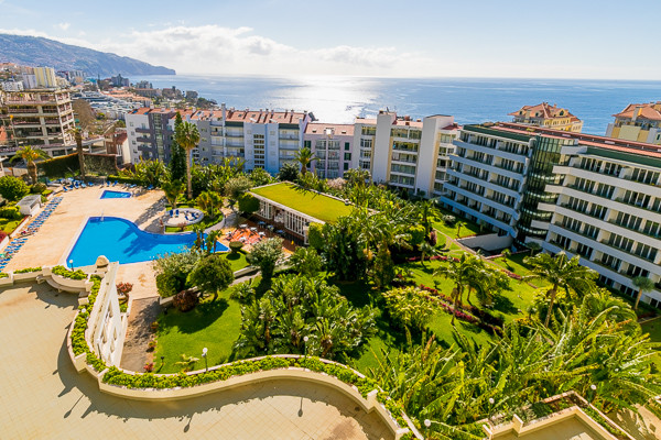 Vue panoramique - Hôtel Jardins d'Ajuda 4* Funchal Madère