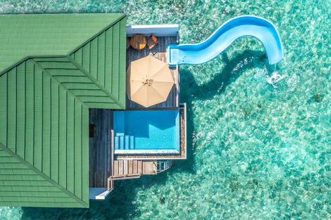 Ocean villa with Pool + Slide - Siyam World