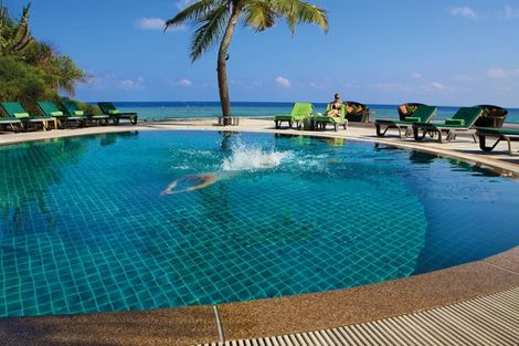 Piscine - Hôtel Kuredu Island Resort & Spa 3* Male Maldives