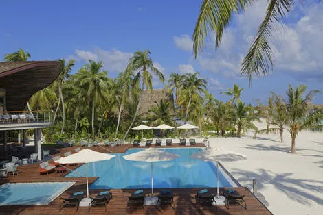Maldives : Hôtel Outrigger Maafushivaru