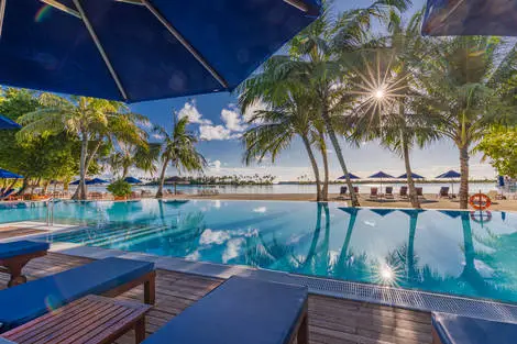 Piscine - Hôtel Sun Siyam Olhuveli 4* sup Male Maldives