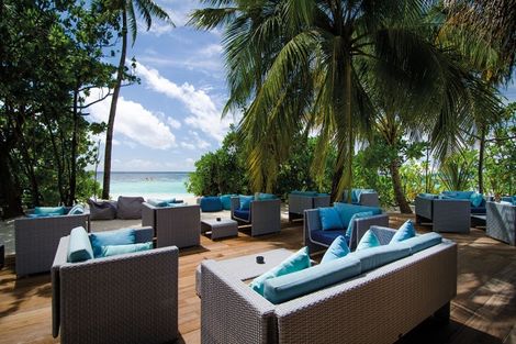 Terrasse - Hôtel Mirihi Island Resort 5* Male Maldives