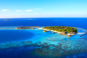 Maldives-Male, Hôtel Baros Maldives